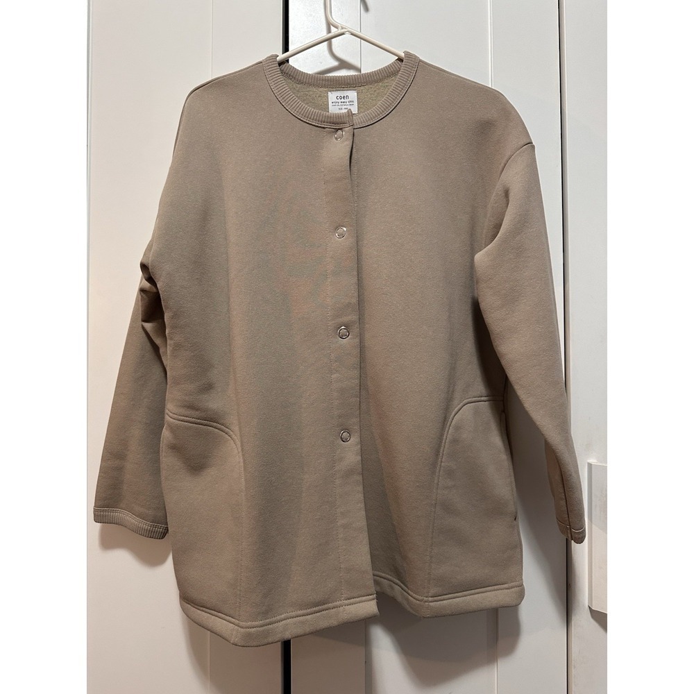 Coen Beige Sweater Women's Free Size Long Sleeve - Picture 7 of 12